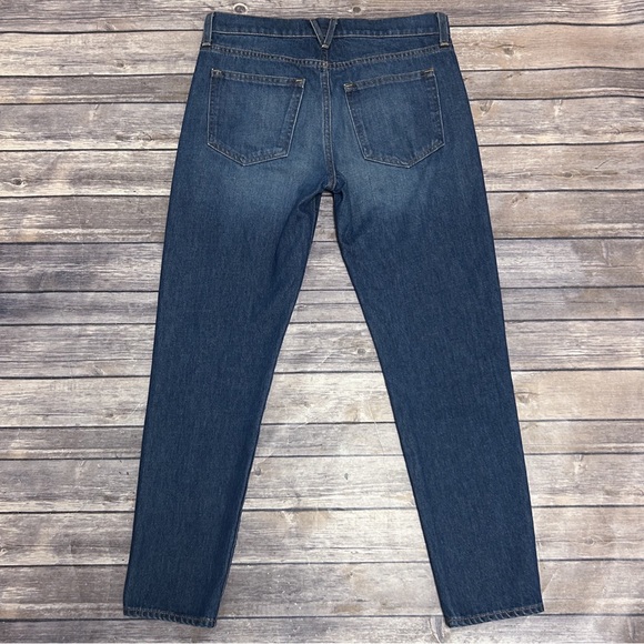 Veronica Beard Denim Dark Apollo Wash Benzi Mid Rise Girlfriend Jeans 24 00 - Picture 5 of 10